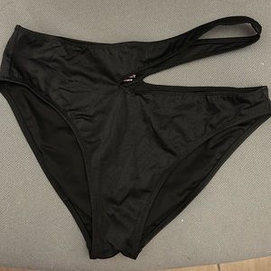 Black bikini bottom